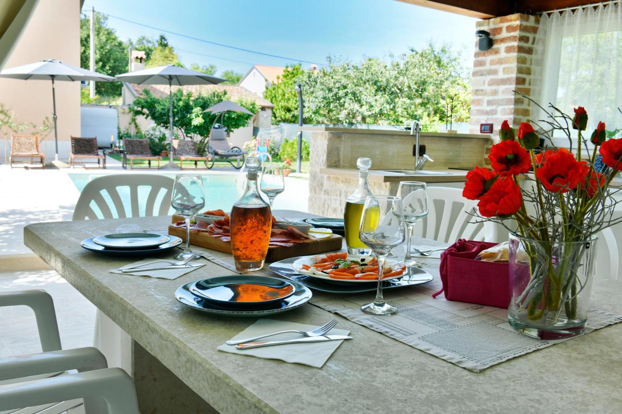 Villa Aromatica Vizinada Bagian luar foto